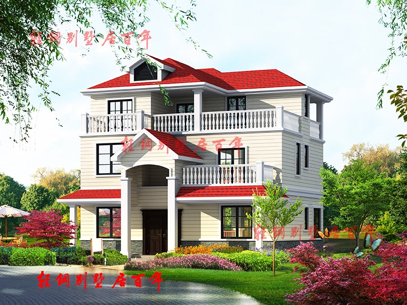 輕鋼別墅居百年 | 建設(shè)新農(nóng)村輕鋼生態(tài)建筑，打造讓人驚艷的新型住房(圖2)